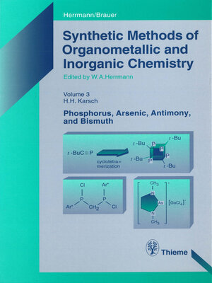 cover image of Synthetic Methods of Organometallic and Inorganic Chemistry, Volume 3, 1996